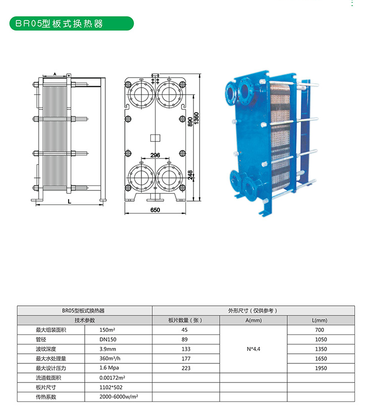 BR05型板式换热器